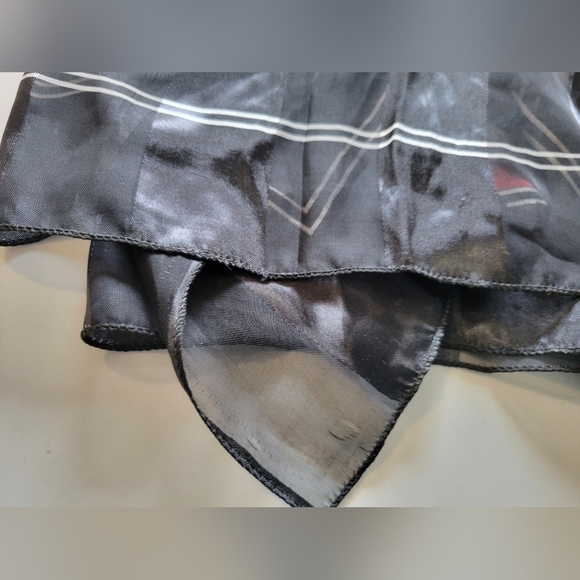 Floral Print Striped Scarf - Picture 3 of 10